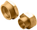 Brass Connectors Adaptors thread converters bushes stop hex plugs